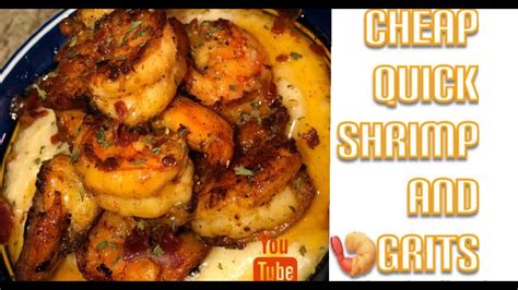 Cheap Shrimp And Grits Recipe Tutorial With Chef Bae Youtube