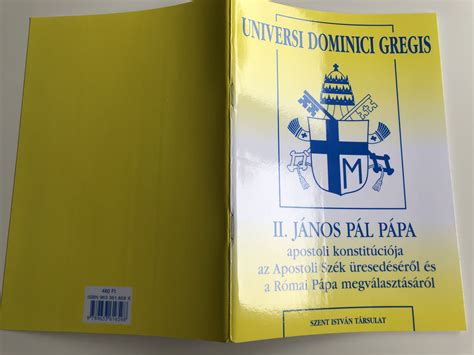 II János Pál Pápa apostoli konstitúciója az apostoli szék üresedéséről