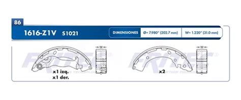 Balatas Tambor Fritec Elantra 2 0 L 2017 2018 2019 2020 Envío gratis