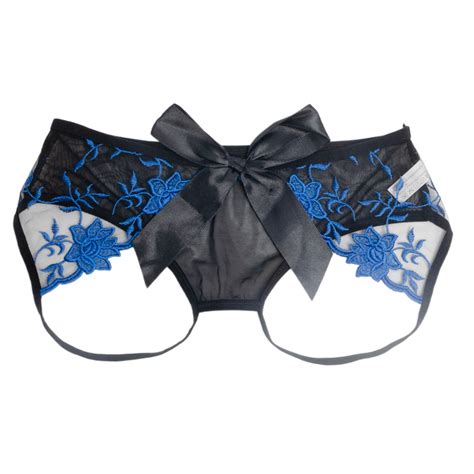 Sexy Lingerie Erotic Open Crotch Panties Transparent Crotchless