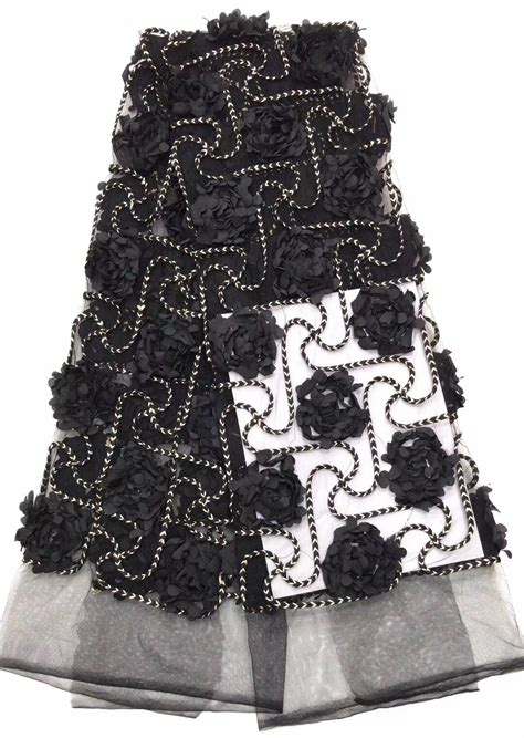 Kvinder Kjole Blonde Stof D Blomster Blonde Stof Grandado