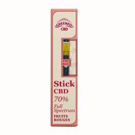 Cbd Stick Fruits Rouges Greeneo Grossiste E Liquide Cbd