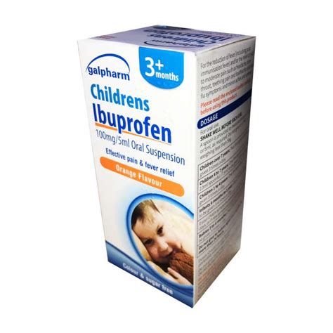 Wholesale Galpharm Childrens Ibuprofen Suspension 100ml Homeware Essentials