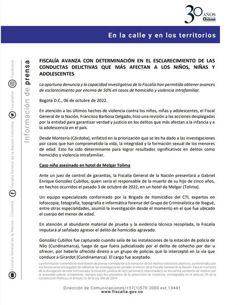 Fiscalía Colombia On Twitter Ante Un Juez De Control De Garantías La