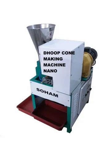 Soham Automatic Dhoop Cone Making Machine Single Phase 1 2 At