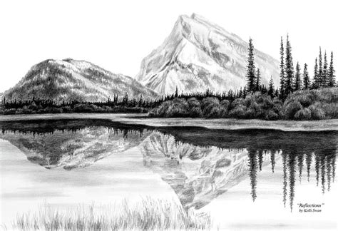 Mountain Landscape Drawing- Download Free Pics