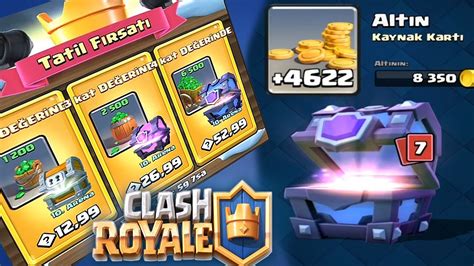 53 TL lik PAKET SATIN ALDIM SÜPER BÜYÜLÜ SANDIK CLASH ROYALE YouTube