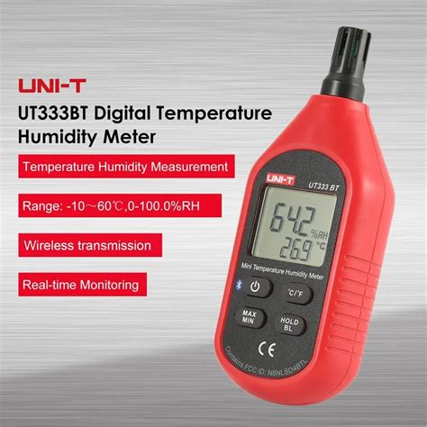 UNI T medidor de humedad y temperatura del aire termómetro Digital LCD