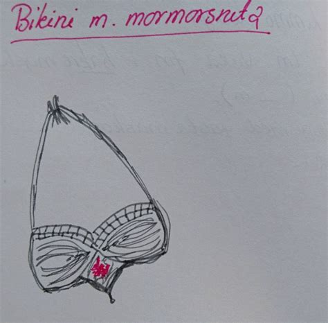 Virkad Bikini Med Mormorsruta