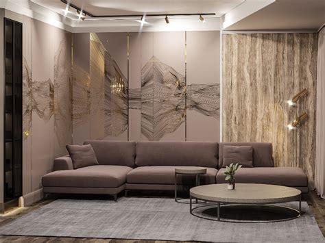 Проект NUDE Стены Студия дизайн интерьера