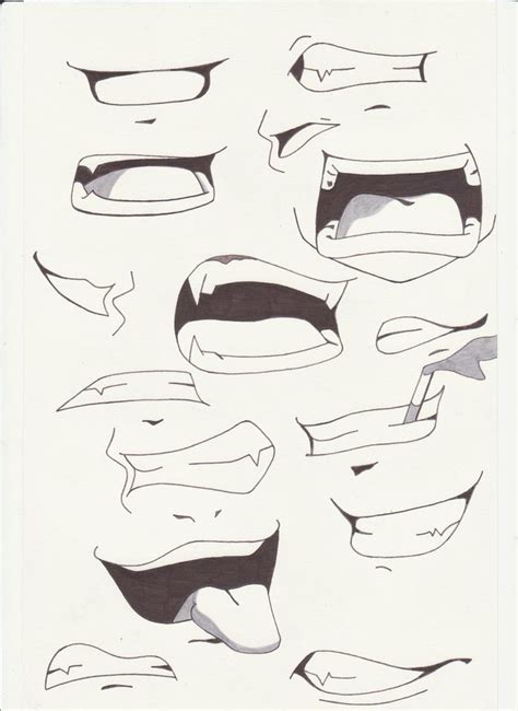 How To Draw An Anime Mouth