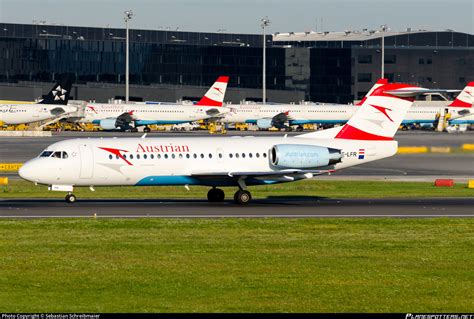 Oe Lfr Austrian Airlines Fokker F F Mark Photo By Sebastian