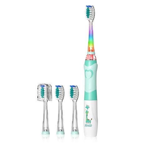 ᐉ Щетка зубная детская Seago SG977 электрическая звуковая Green ...