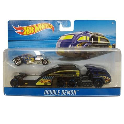 Set Mattel Hot Wheels Camion Si Masinuta Double Demon Emag Ro