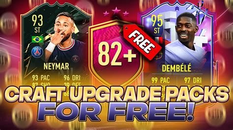 How To Craft Free Picks Free Upgrade Packs Fifa Futties Youtube