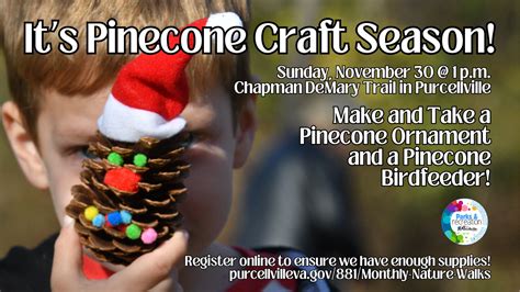 Nov 30 | Make and Take Pinecone Crafts! | Leesburg, VA Patch