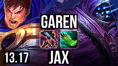 Garen Vs Jax Mid M Mastery Na Master Youtube