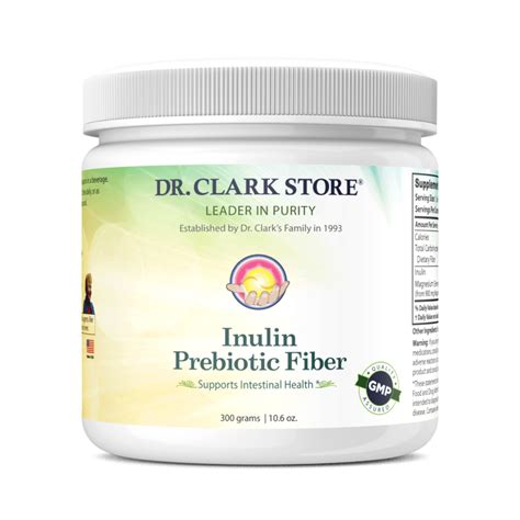 Inulin Prebiotic Fiber, 300 gm – Dr. Clark Store