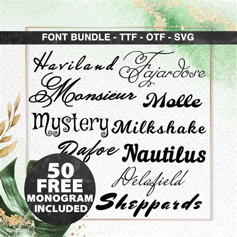 Svg Fonts Alphabet Svg Bundle Cricut Bundle Cursive Font Svg - Etsy