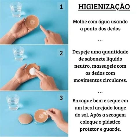 Protetor De Seios Tapa Mamilo Lavável Reutilizável Vibe Toys Litoral Sex Shop