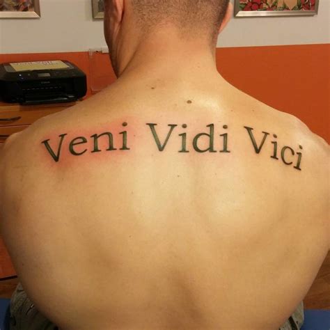 101 Amazing Veni Vidi Vici Tattoo Ideas That Will Blow Your Mind ...