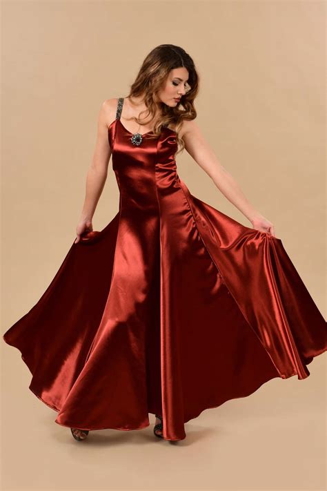 Satin Ball Gown Order A Copper Color Dress Online Dorothy Zudora