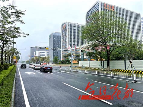 花都新闻凤凰南路升级改造 路容路貌焕然一新