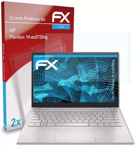 ATFOLIX 2X PROTECTEUR d écran pour HP Pavilion 14 ec0735ng clair EUR 19