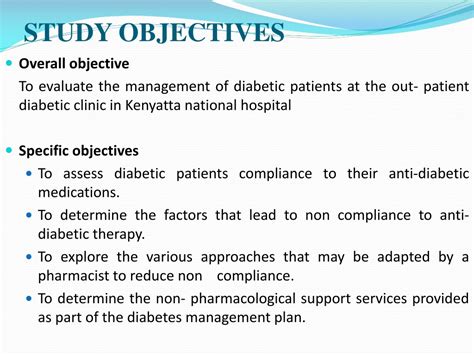 Ppt Diabetic Patient Management At Kenyatta National Hospital A