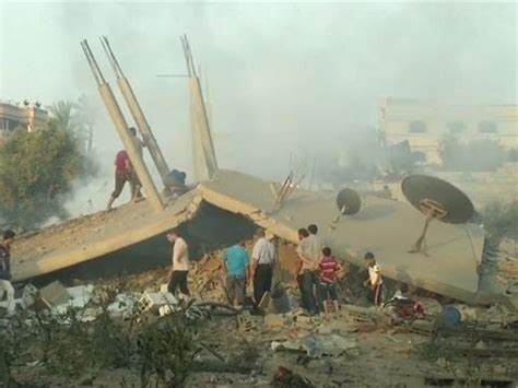 Aftermath of Airstrikes in Gaza Strip - News Radio KMAN