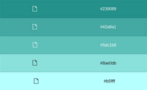 Paleta De Cores Turquesa C Digos E Combina Es