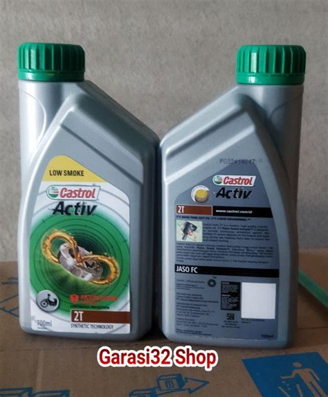 Oli Castrol Active Oli Samping 2T Low Smoke 700ML Dijamin Asli