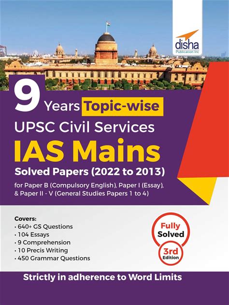 9 Years Topic Wise Upsc Civil Services Ias Mains Solved Papers 2022 To