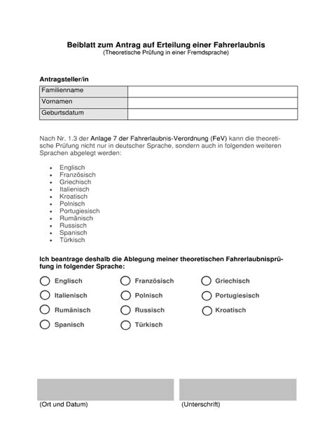 Fillable Online Kreisgg Beiblatt Zum Antrag Auf Erteilung Einer