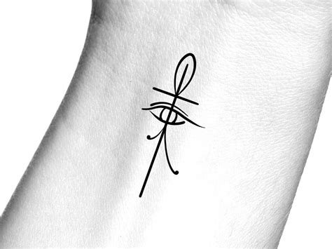 Ankh Temporary Tattoo / Cross Tattoo - Etsy