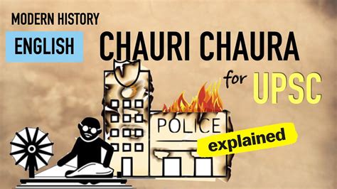 Chauri Chaura Incident 1922 Modern History For UPSC YouTube