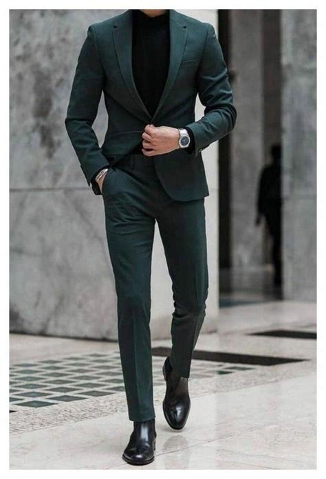 Pin By Fernandisco On Men S Style Green Suit Men Designer Suits