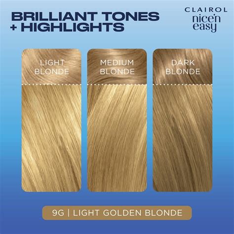 Clairol Nice N Easy Creme Permanent Hair Dye G Light Golden Blonde Morrisons Online