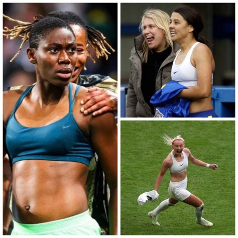 Women's World Cup: Female footballers with shirtless goal celebration ...