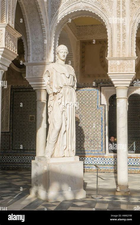 Spain Andalusia Seville Historical Center The Casa De Pilatos