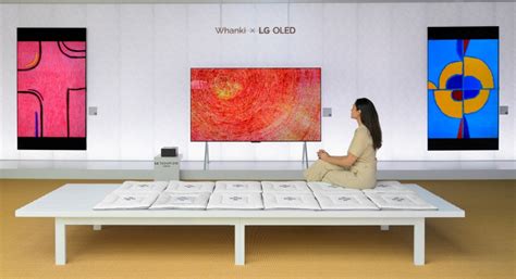 50년 前 뉴욕의 김환기 작품 소환한 공감지능 AI TV LG 올레드 에보 LG전자 뉴스룸