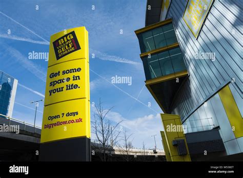 Big Yellow Self Storage Warehouse Facility In Brentford West London