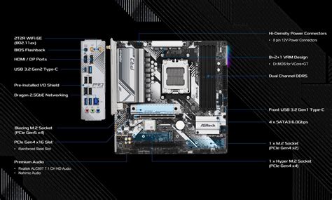 Asrock B M Pro Rs Wifi Am Micro Atx Motherboard Newegg Ca