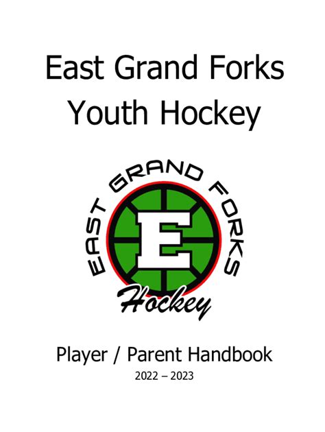 Fillable Online Hockey Handbook East Grand Forks Park Rec Fax Email