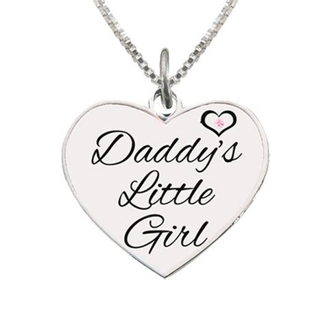 Cherished Moments-Daddy's Little Girl Sterling Silver Necklace