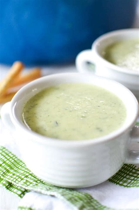 Creamy Zucchini Basil Soup Simply Whisked