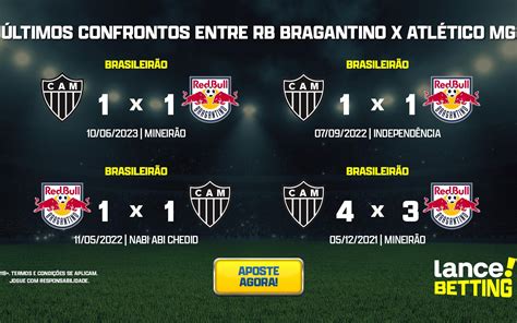 Brasileirão como foram os últimos jogos entre Bragantino e Atlético MG