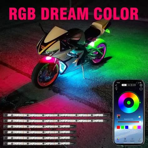 Tira De Luces Led Rgb Para Motocicleta De App Control V Meses