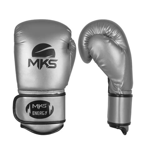 Luva De Boxe Mks Energy Prateada