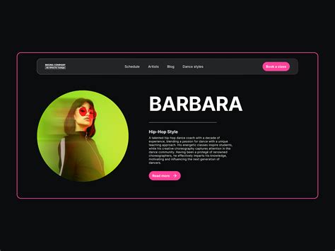 Scroll animation of the artists page by Olesya Grokh for Apollo on Dribbble